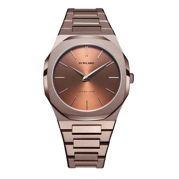D1 MILANO UTBJ10 CHOCOLATE ULTRA THIN BRACELET 40MM – The WATCH