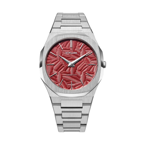 D1 MILANO ULTRA THIN 赤腕時計 D1 Milano Automatico Retro Red ATRJ10 - Official Dealer