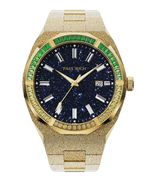 関税/送料込み【PAUL RICH】フロステッドスターダストウォッチ Paul Rich Stardust Gold Paul Rich Men Luxury Metal Watch
