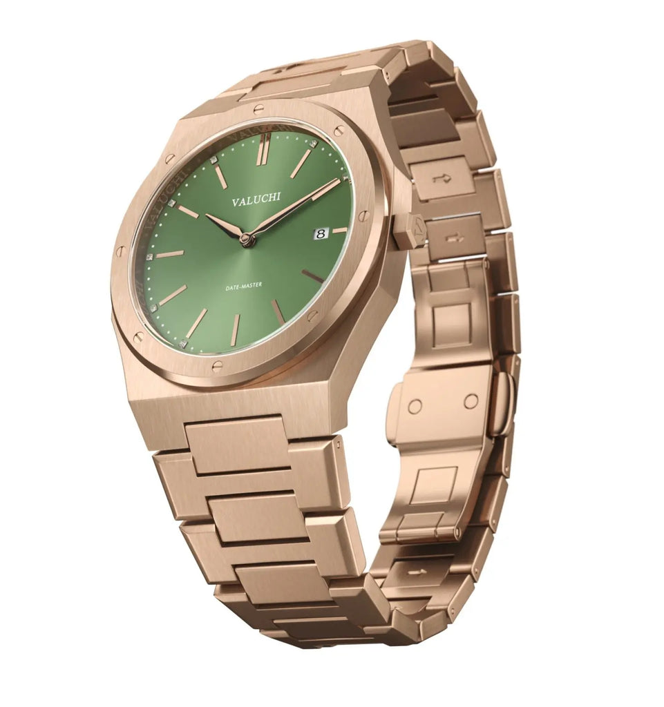 Date-Master Series - 36 mm Rose Gold Green