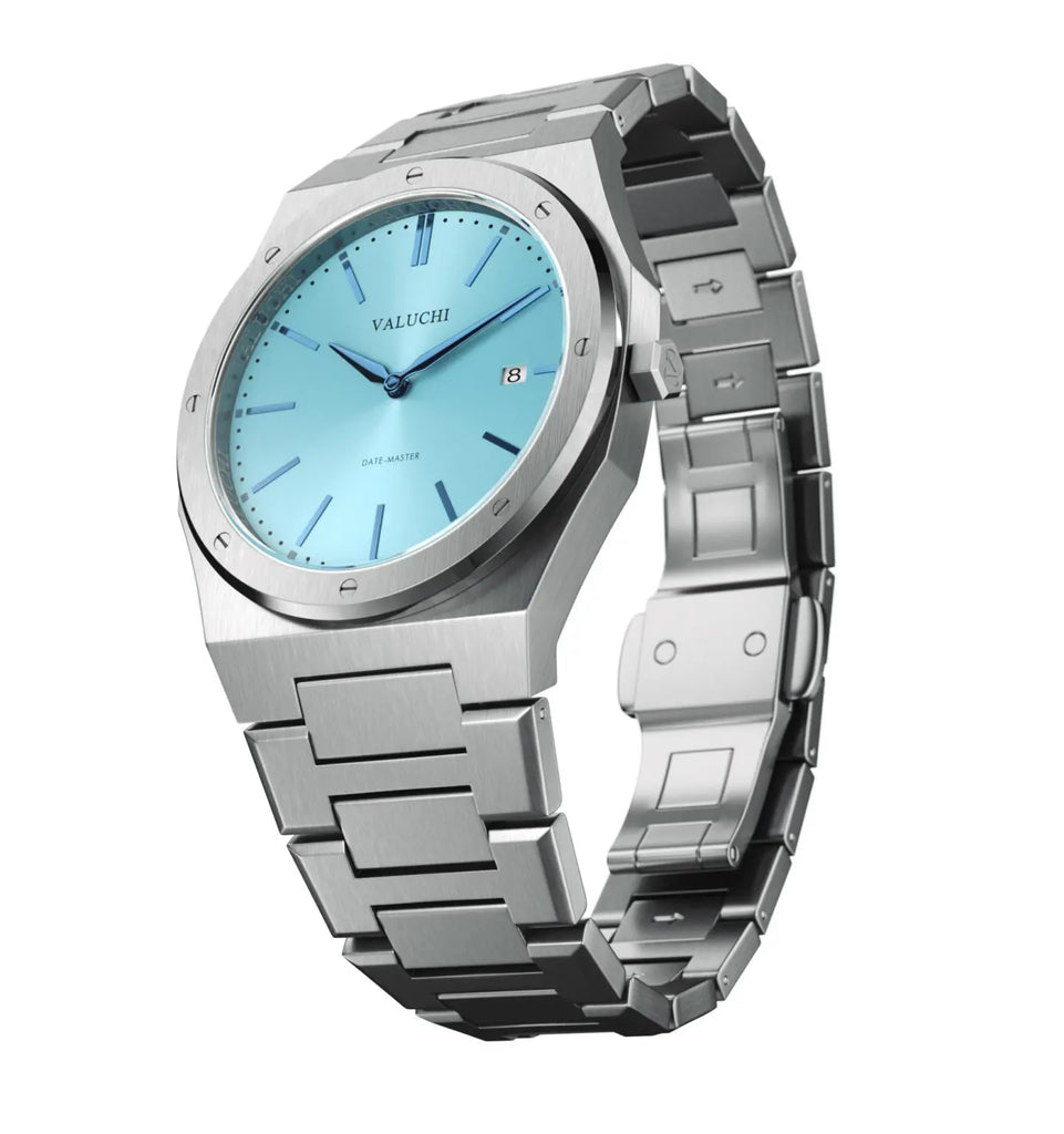 Date-Master Series - 40 mm Silver Ice Blue