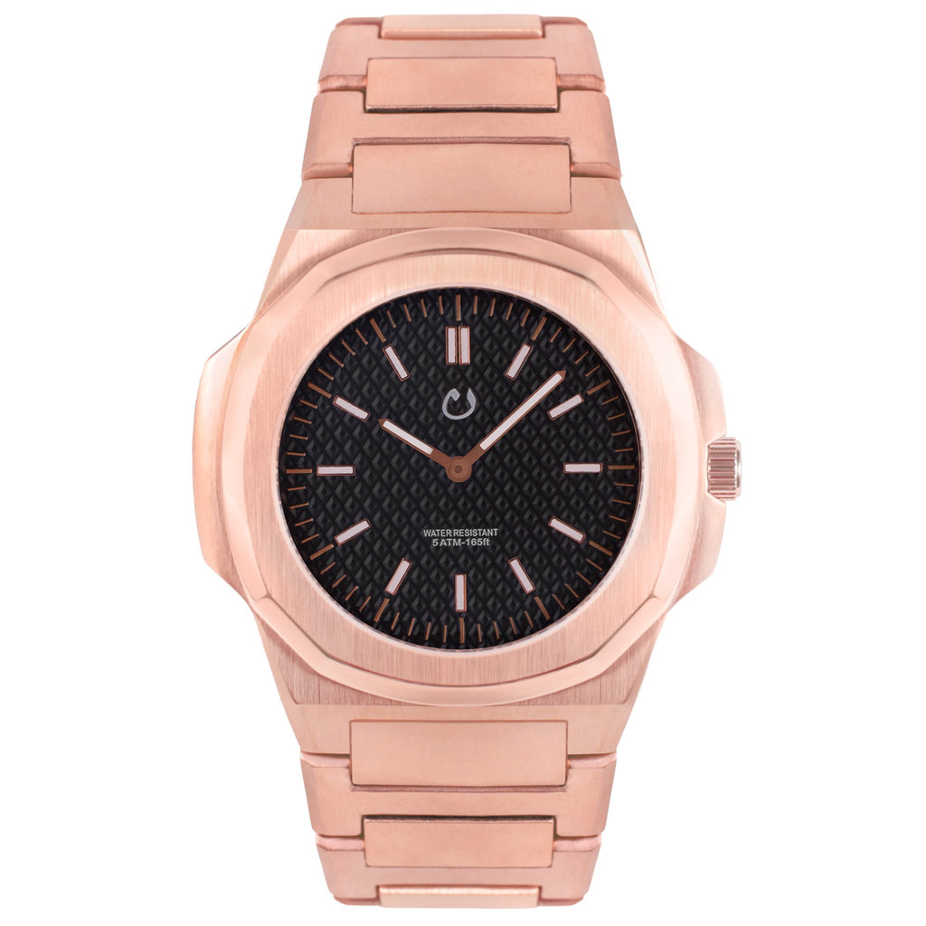 NUUN Montre Rose Gold Stainless Steel NEW