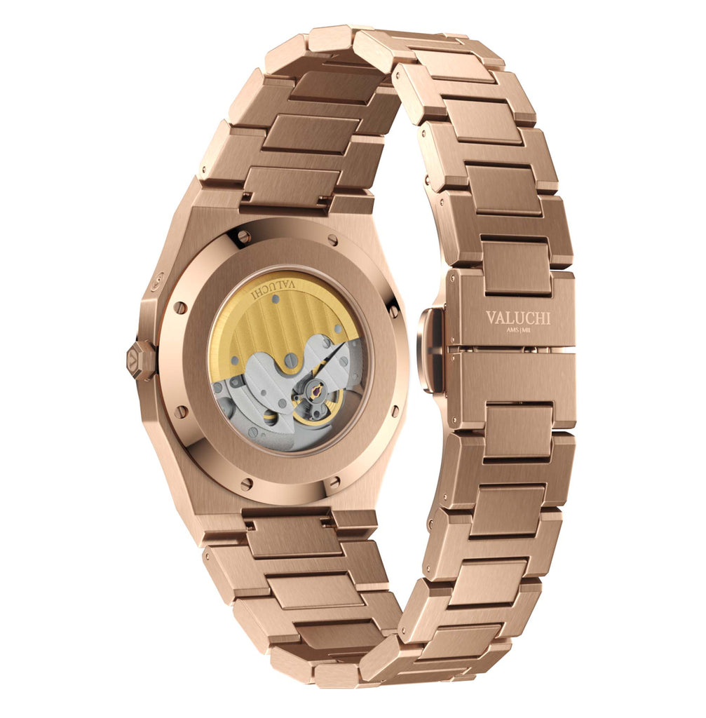 VALUCHI ROSE GOLD GREEN – AUTOMATIC