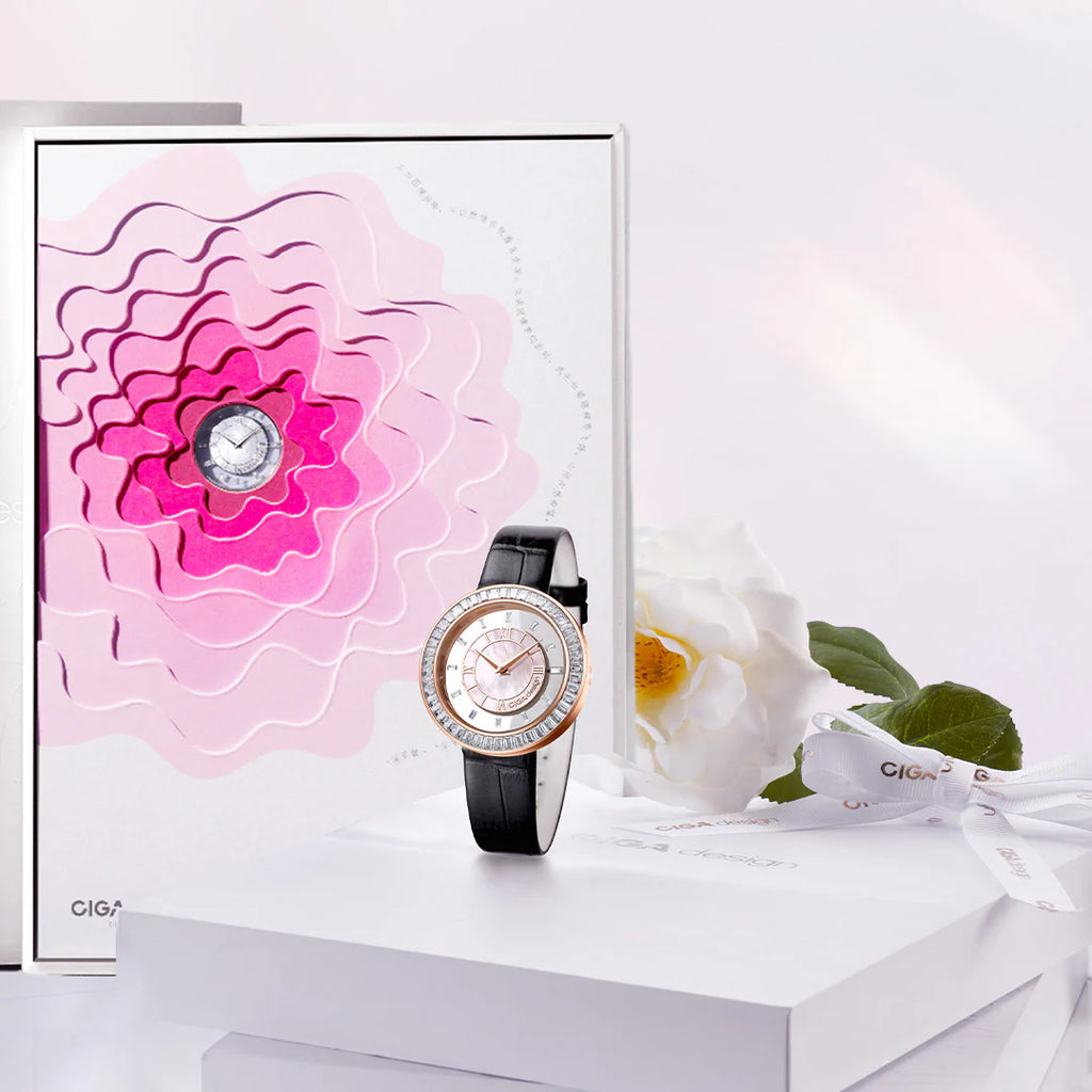 CIGA DESIGN D022-REWH-1BK Sparkle Collection