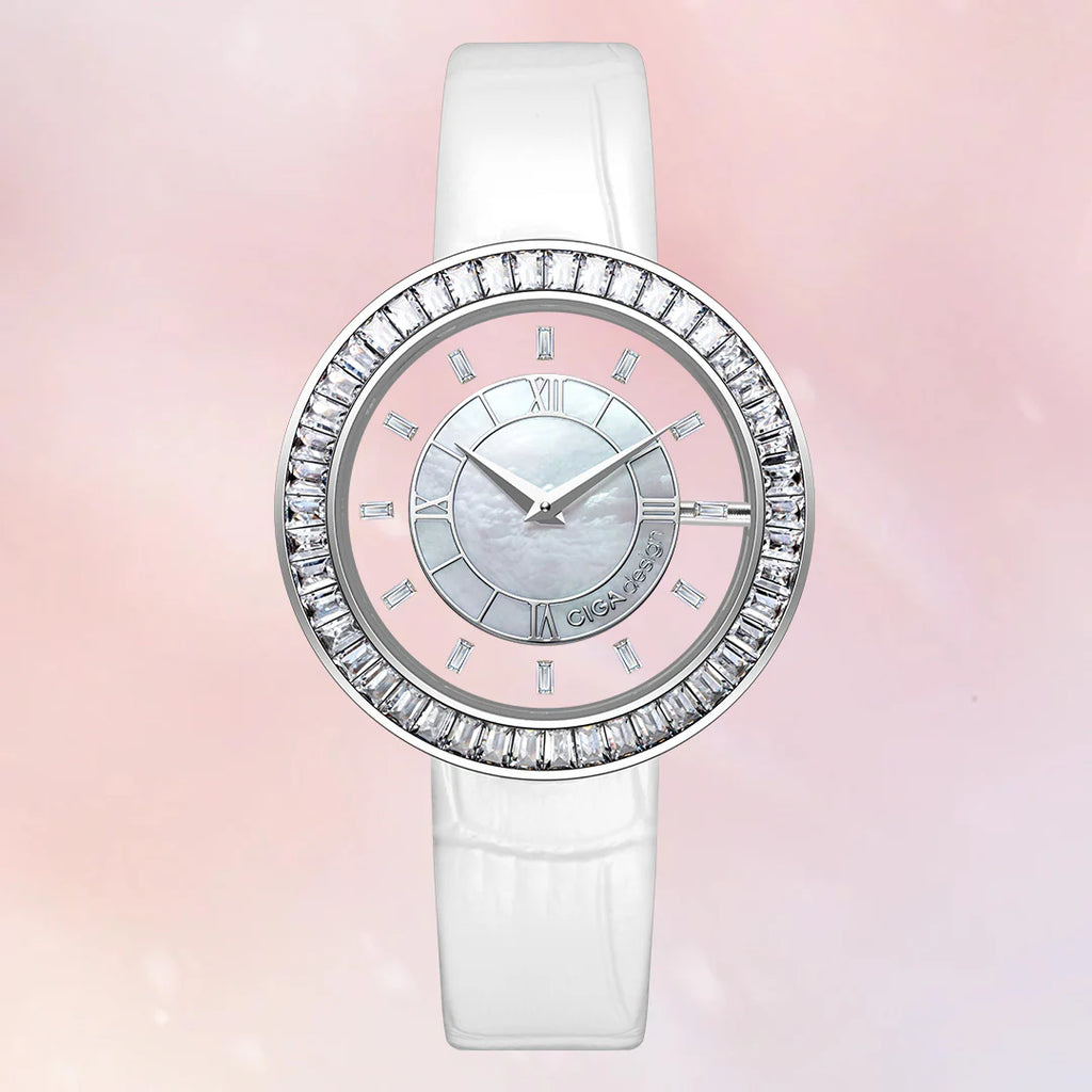 CIGA DESIGN D022-SIWH-1WH Sparkle Collection