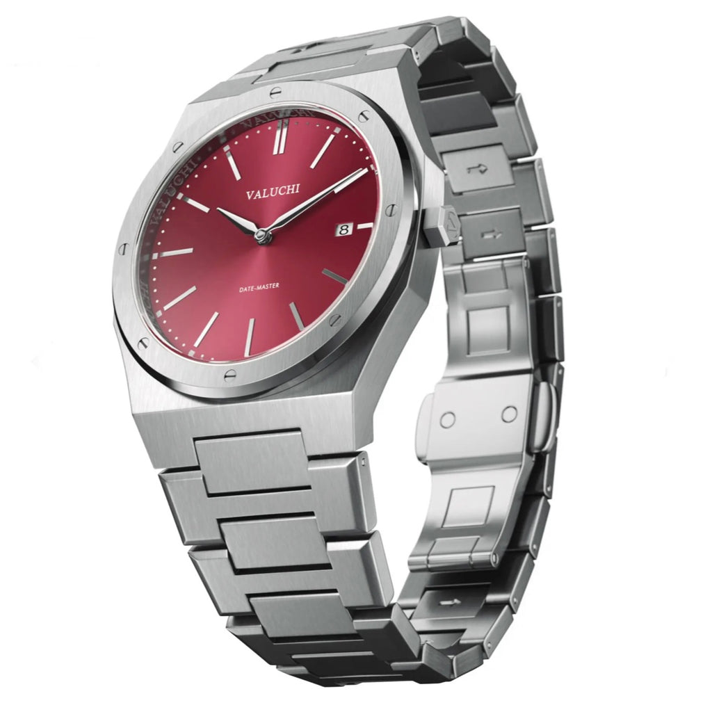 Date Master Series 36mm Silver Red