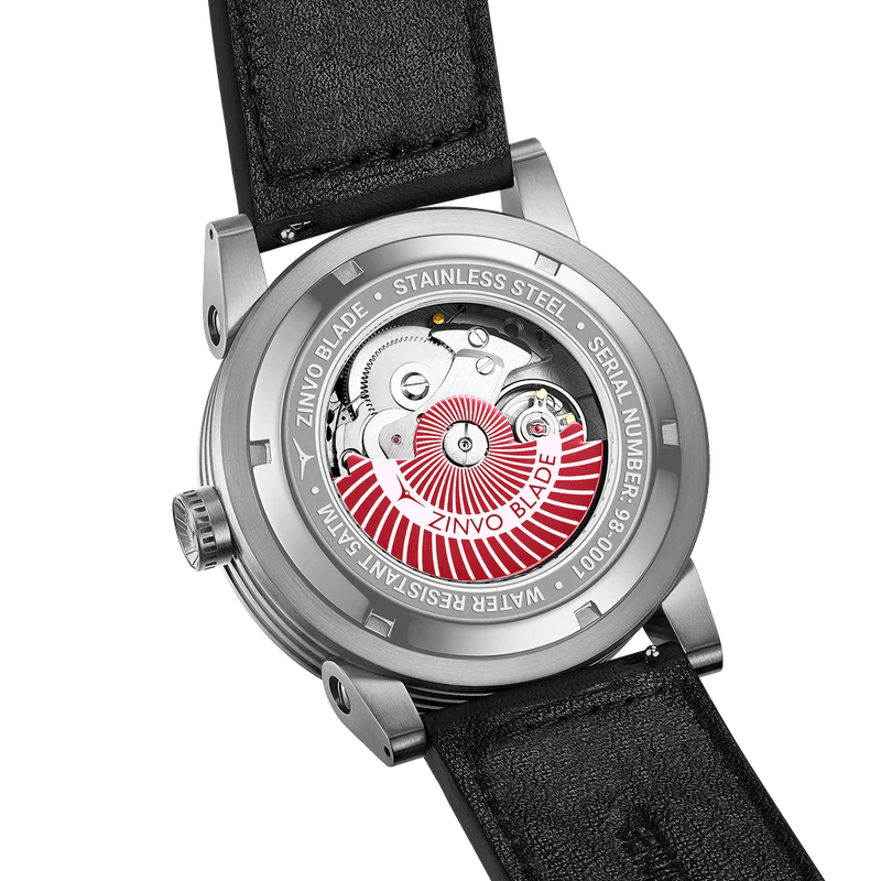 ZINVO Blade Silver Red Gem