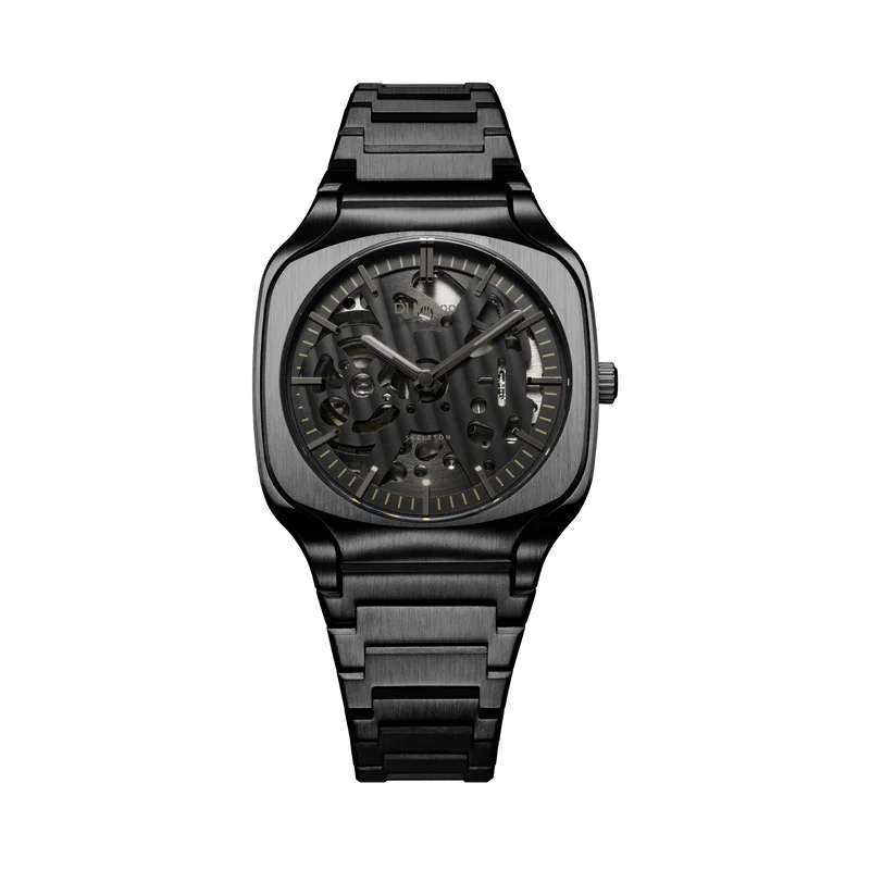 D1 MILANO SLBJ02 Soot Depth Square Bracelet 37 mm