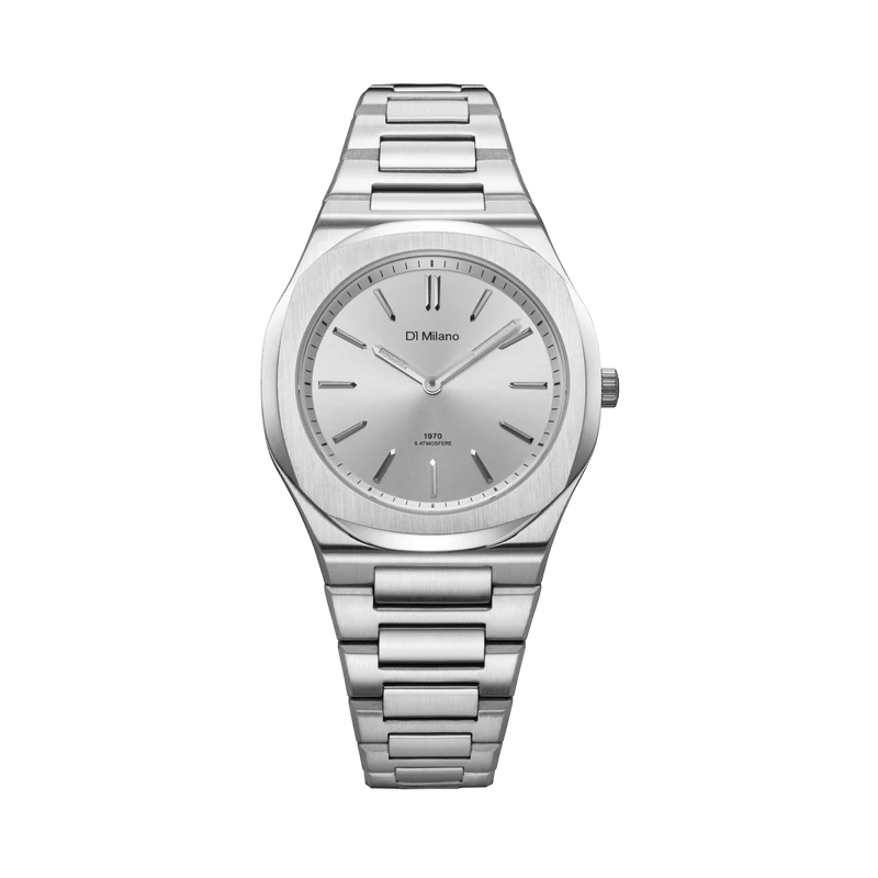 D1 MILANO UHBL01 SILVER MELLOW -ULTRA THIN 34MM