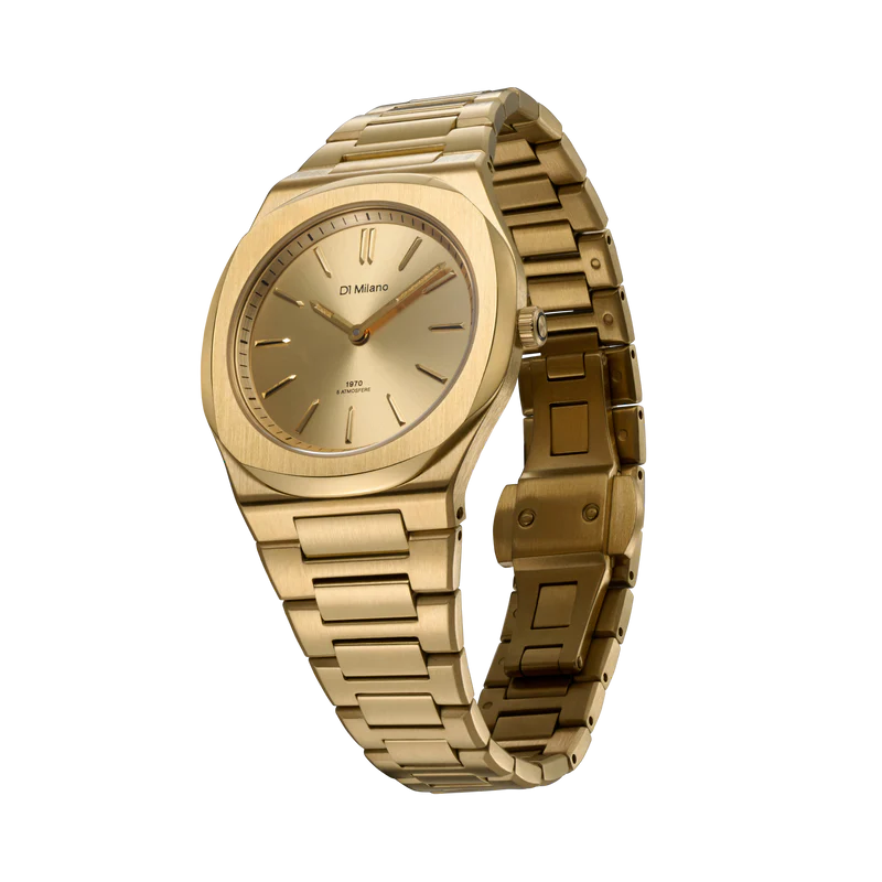 D1 MILANO UHBL02 GOLD MELLOW -ULTRA THIN 34MM