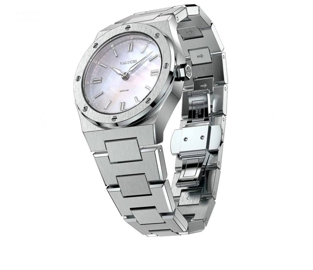 Signature 31mm Silver Mother of Pearl