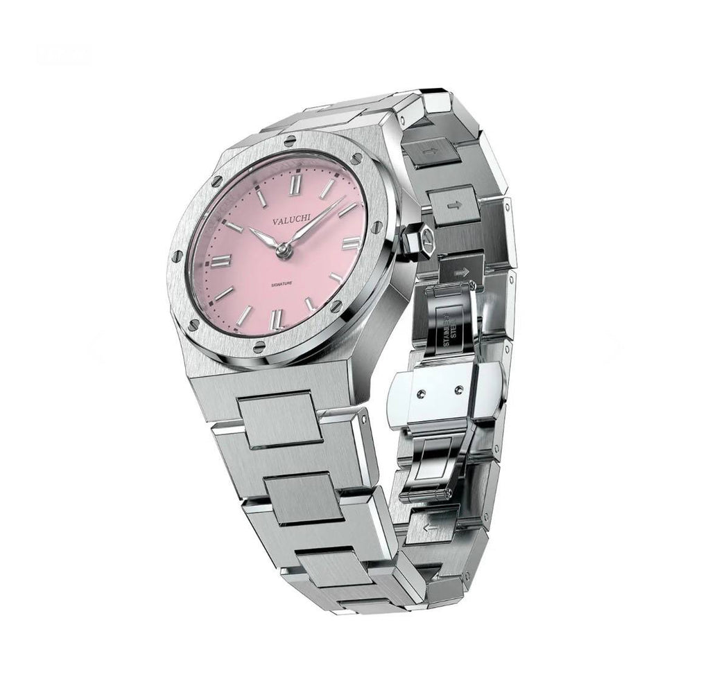 Signature 31mm Silver Pink