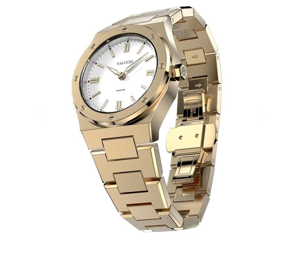 Signature 31mm Yellow Gold White