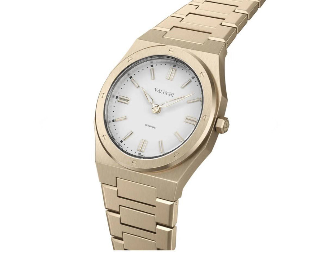 Signature 31mm Yellow Gold White