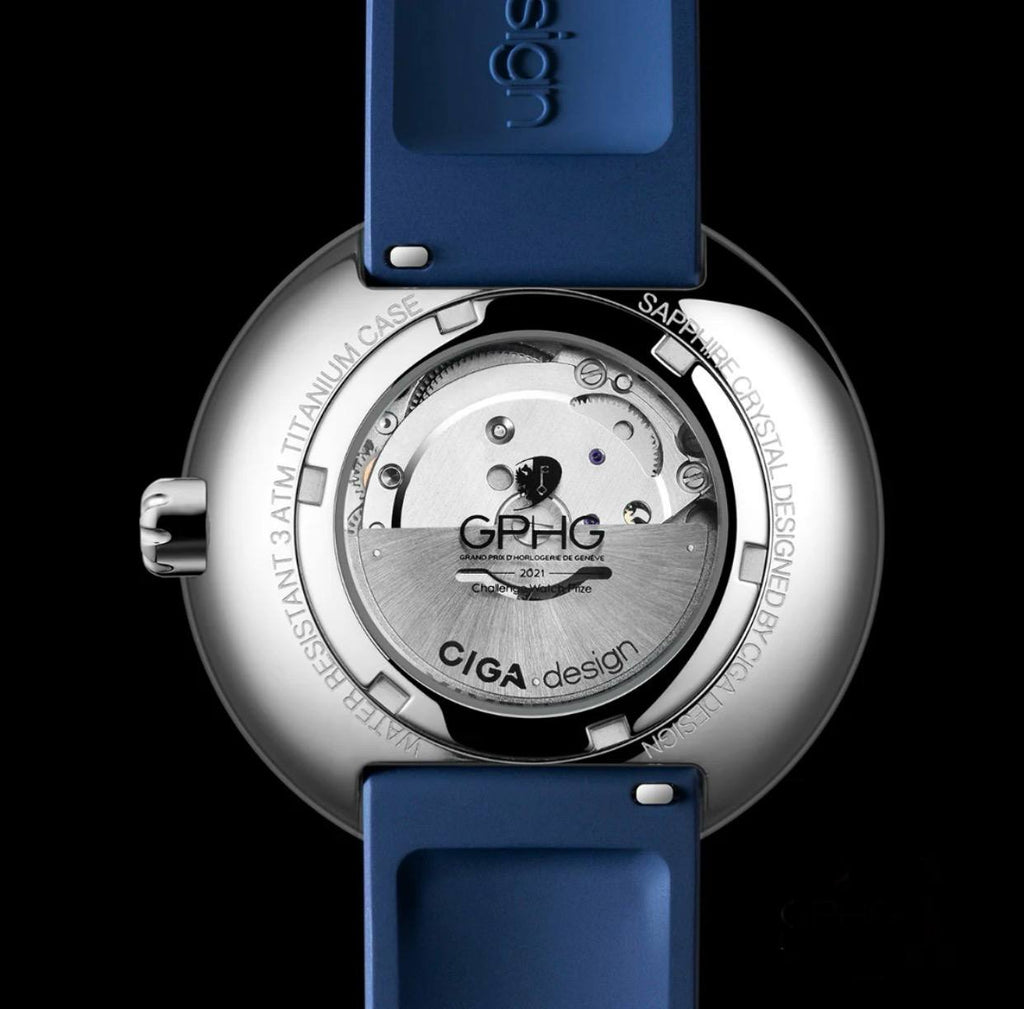 CIGA Design U031-TU04-W6U Titanium DLC Mechanical Watch Series U Blue Planet