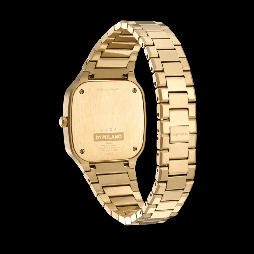 D1 MILANO SQBL03 SQUARE BRACELET 32MM - DISCO GOLD