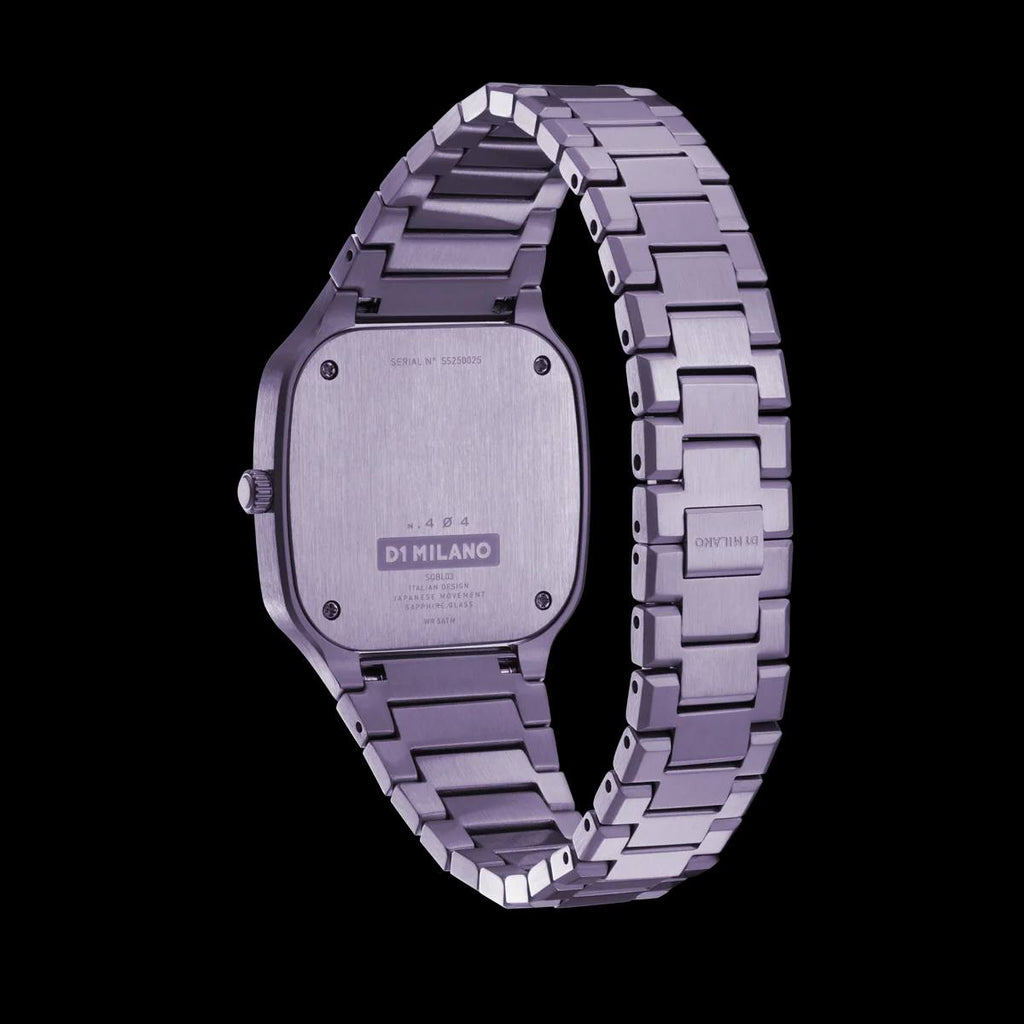 D1 MILANO SQBL02 SQUARE BRACELET 32MM - DISCO PURPLE