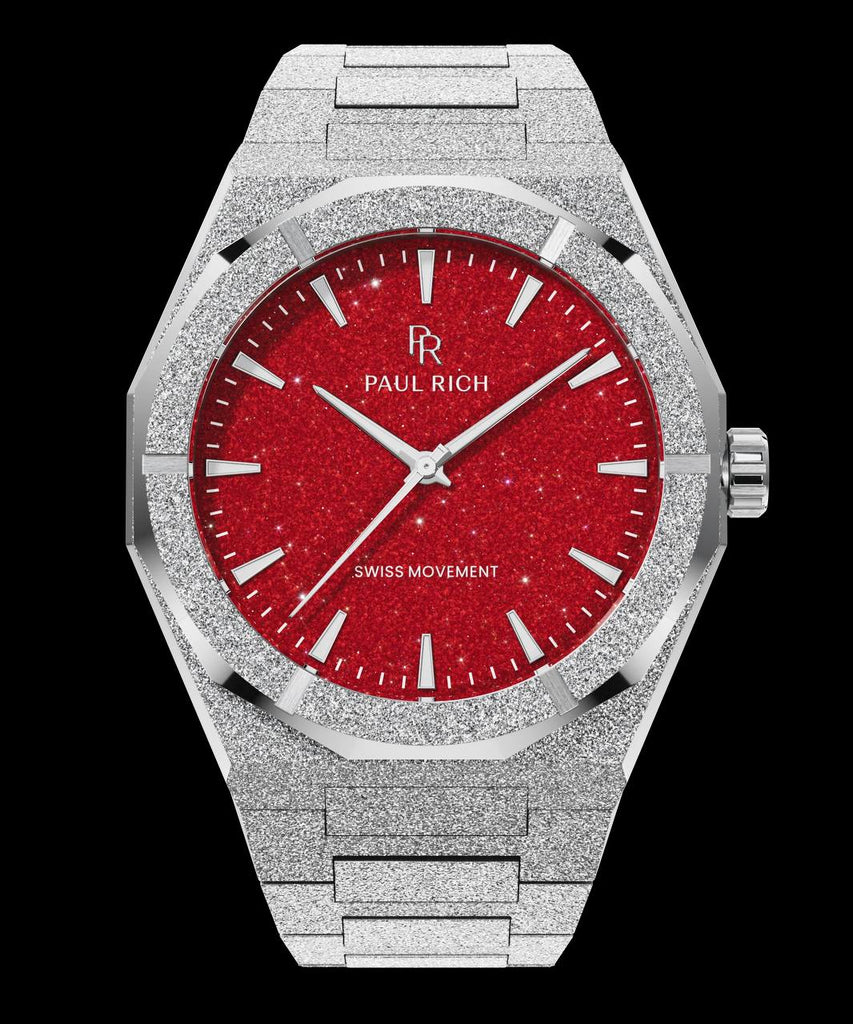 PAUL RICH FROSTED STAR DUST II SILVER RED