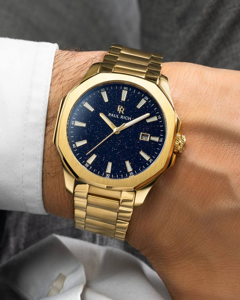 PAUL RICH MERCER GOLDLINE - ADVENTURINE BLUE