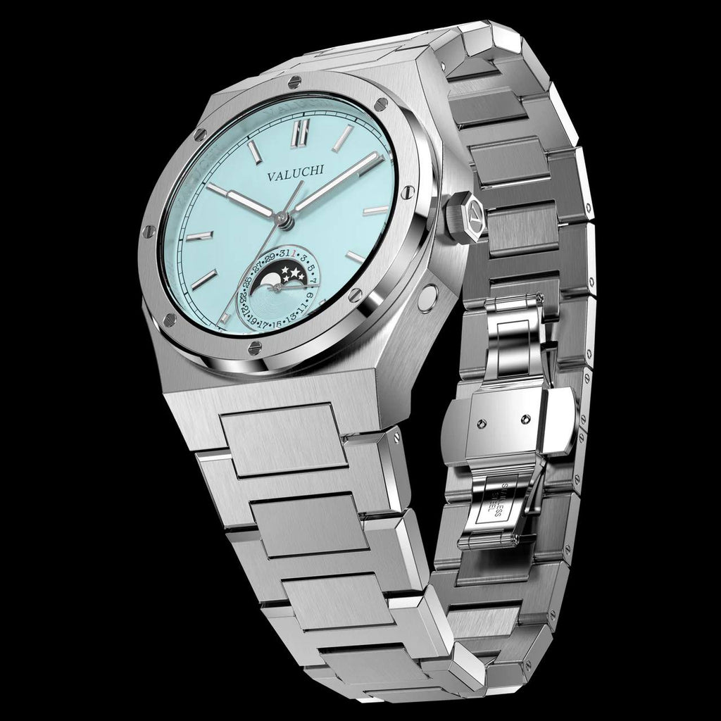 VALUCHI Soluna Automatic Silver Tiffany- 38MM