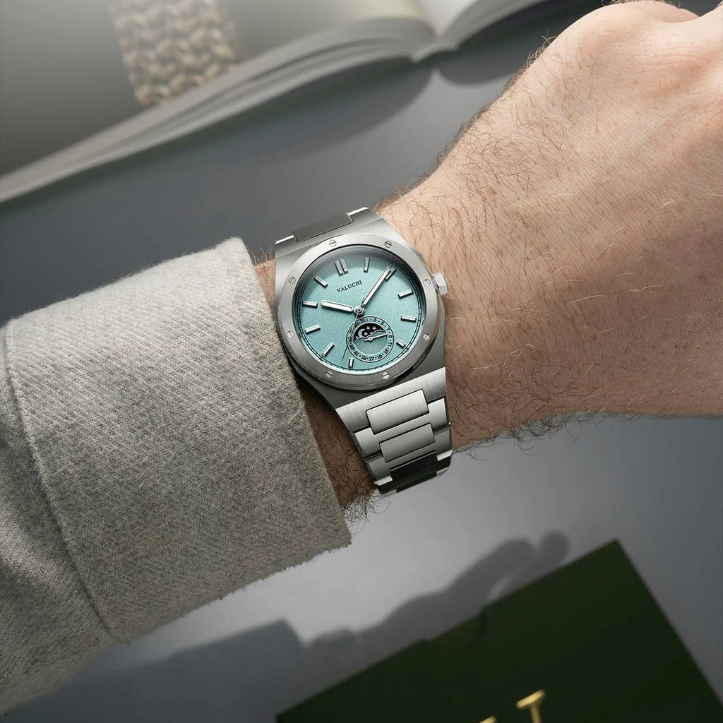 VALUCHI Soluna Automatic Silver Tiffany- 38MM