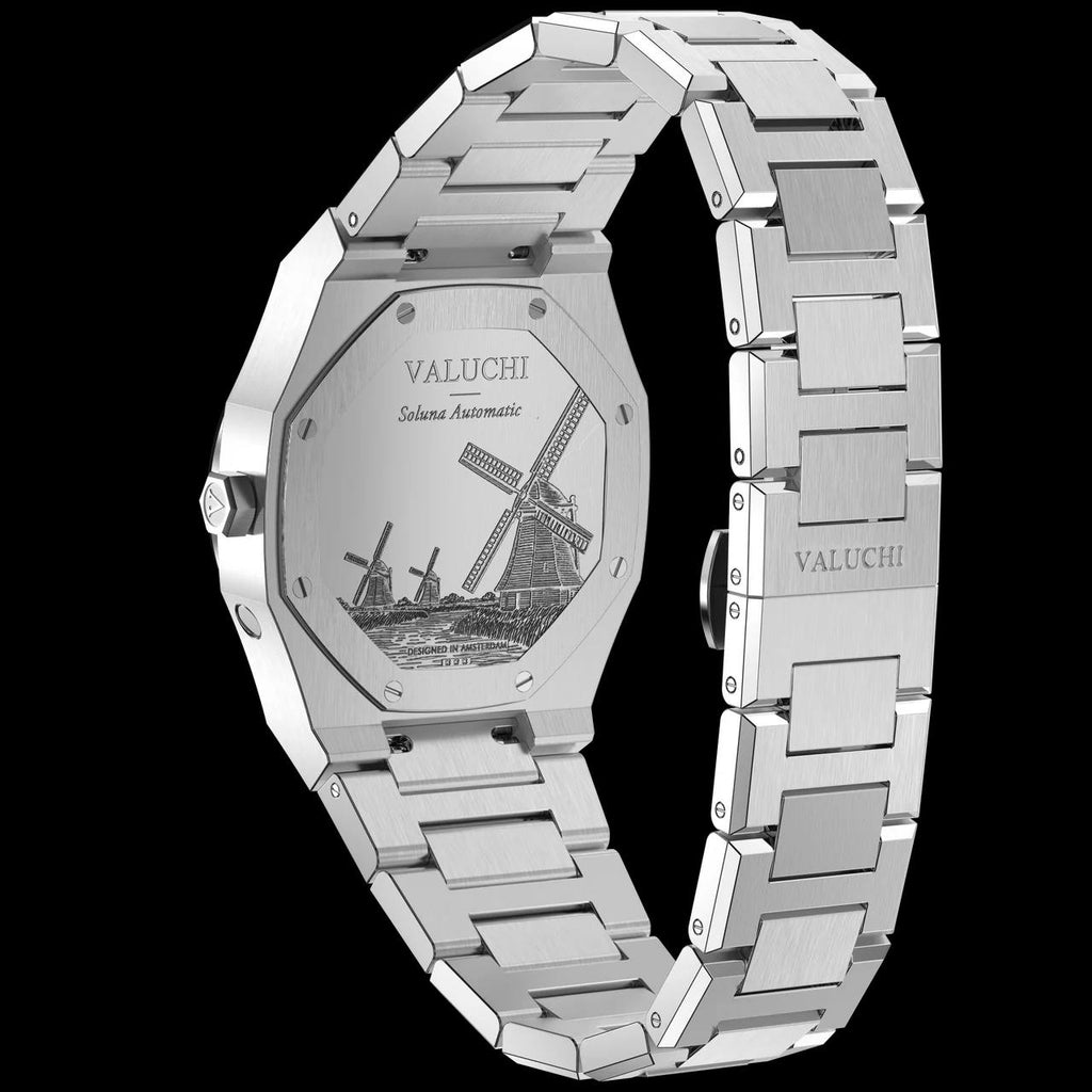 VALUCHI Soluna Automatic Silver Tiffany- 38MM