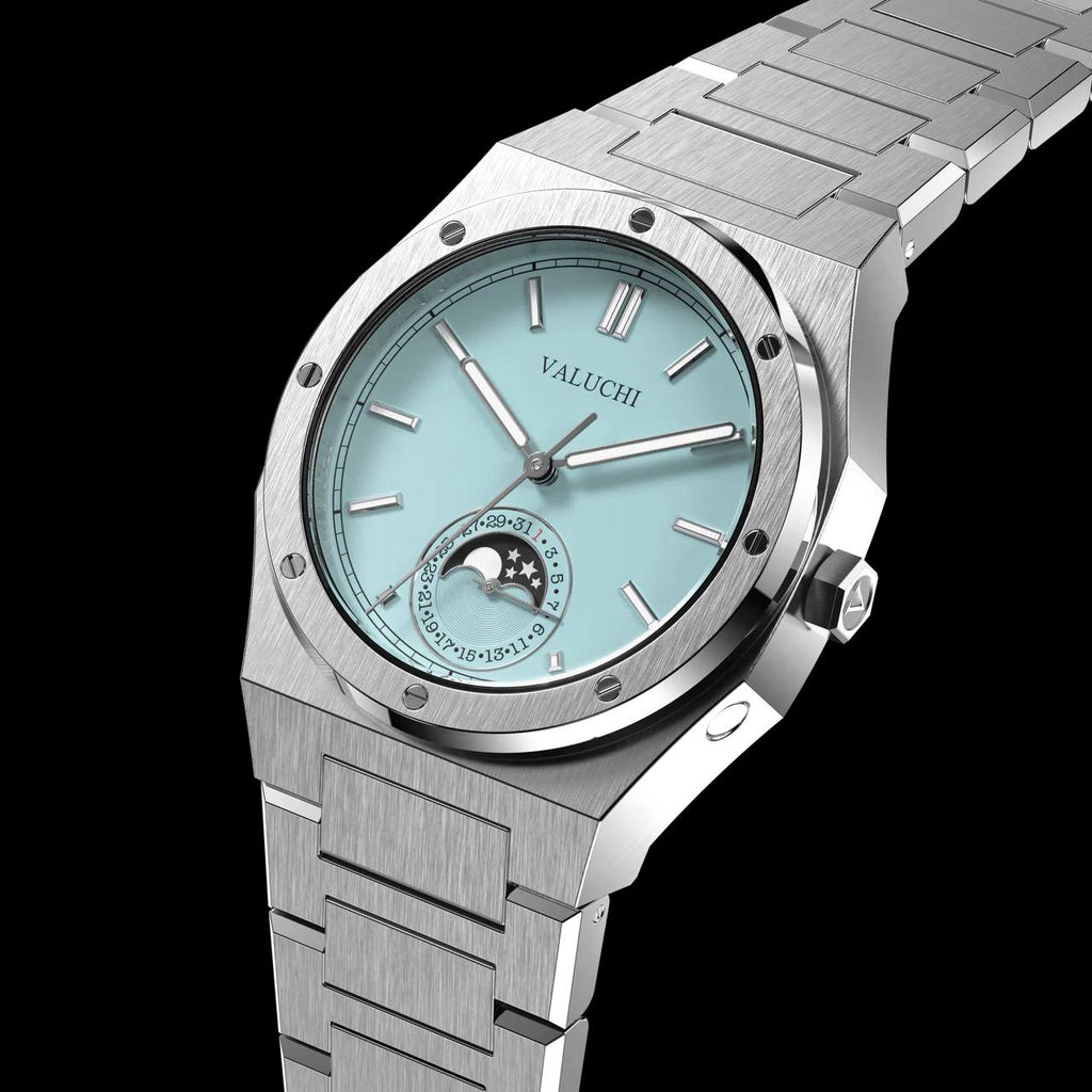 VALUCHI Soluna Automatic Silver Tiffany- 38MM