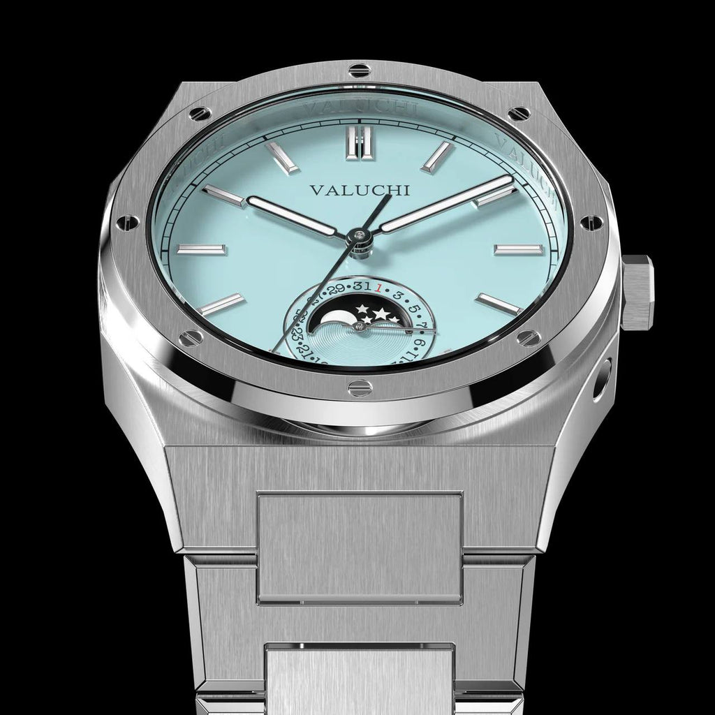 VALUCHI Soluna Automatic Silver Tiffany- 38MM