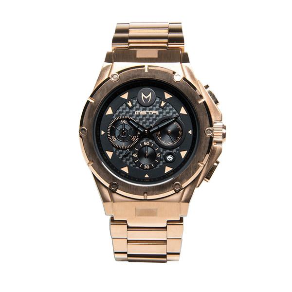 MSTR AM208SS MKIII / ROSE GOLD & BLACK - STAINLESS STELL BAND