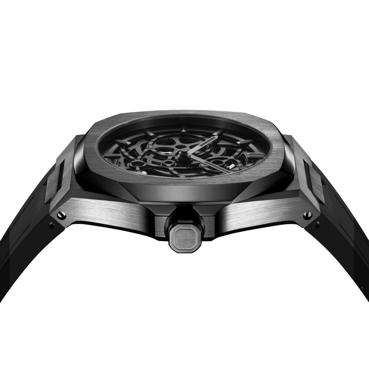 D1 MILANO SKRJ11 GUNMETAL SKELETON RUBBER 41.5MM – The WATCH