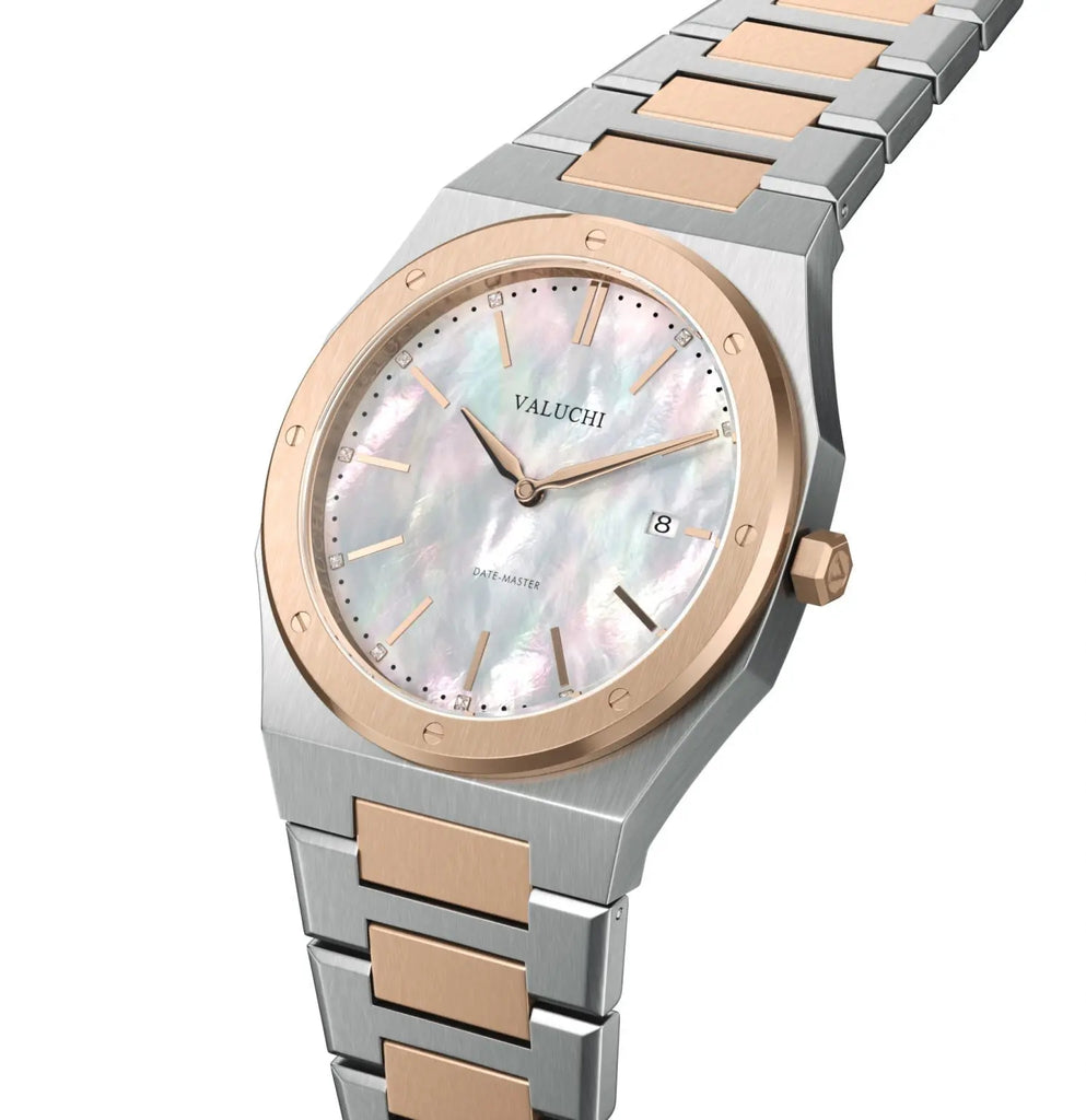 Date-Master Series - 36 mm Bicolor Mother of Pearl