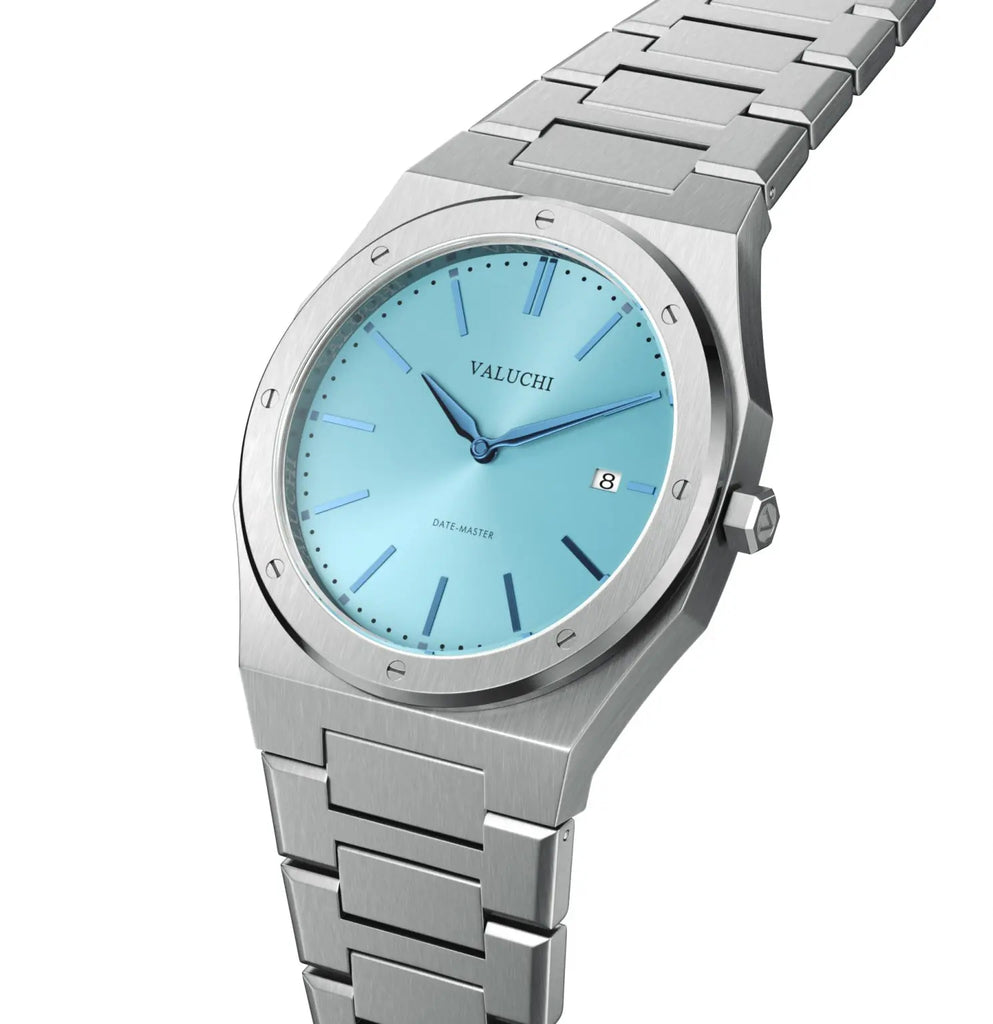 Date-Master Series - 40 mm Silver Ice Blue