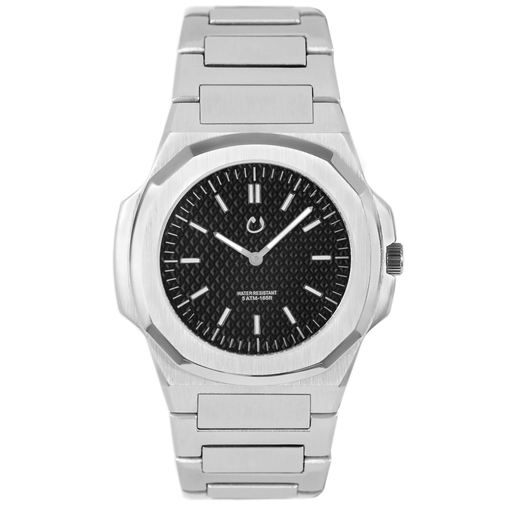 NUUN Montre Silver Stainless Steel NEW