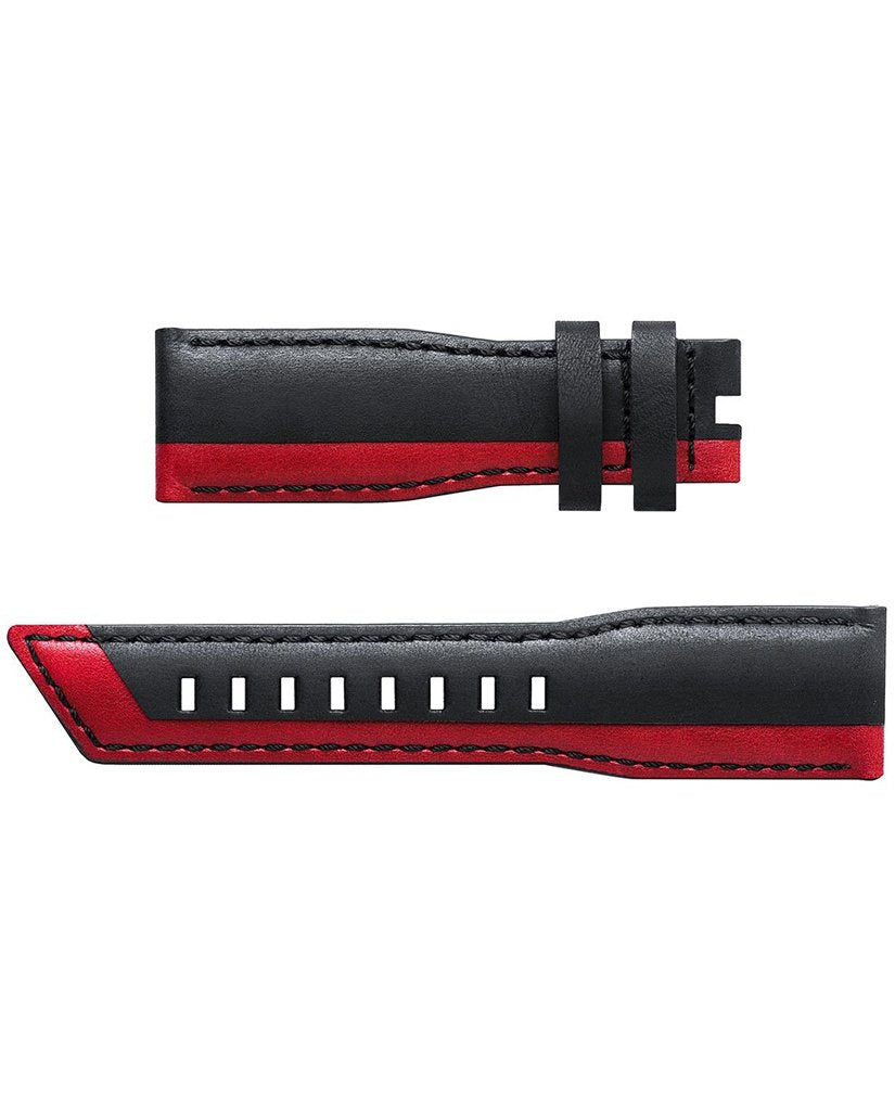 ZINVO STRAP RED Blacke Leather
